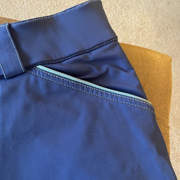 SmartPak Piper Blue Suede Full Seat Breeches sz 34R - Picture 6 of 10